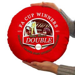 The Gooners Double - Football Legends - Circle Cushion 14inch