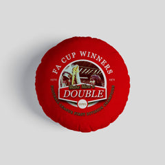 The Gooners Double - Football Legends - Circle Cushion 14inch