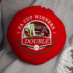 The Gooners Double - Football Legends - Circle Cushion 14inch