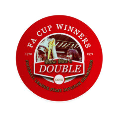 The Gooners Double - Football Coaster - Square Or Circle