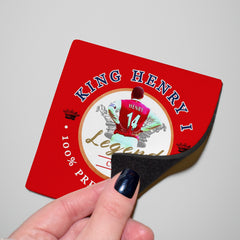 The Gooners Henry - Football Coaster - Square Or Circle