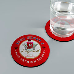 The Gooners Henry - Football Coaster - Square Or Circle