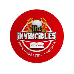 The Gooners Invincibles - Football Coaster - Square Or Circle