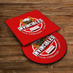 The Gooners Invincibles - Football Coaster - Square Or Circle