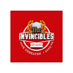 The Gooners Invincibles - Football Coaster - Square Or Circle