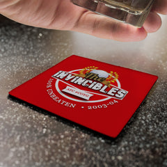 The Gooners Invincibles - Football Coaster - Square Or Circle