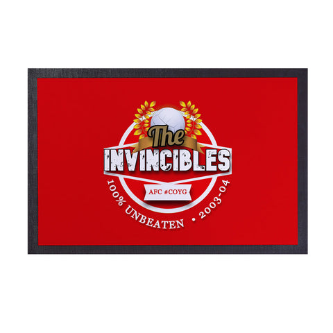 The Gooners Invincible  - Football Legends - Door Mat -60cm X 40cm