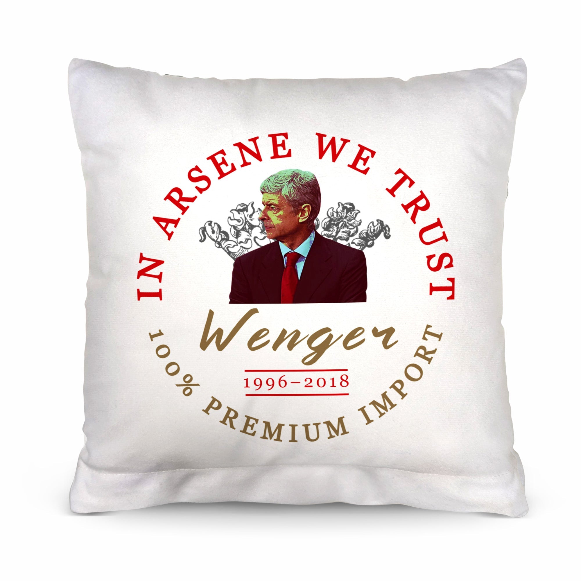 The Gooners Wenger - Football Legends - Cushion 10inch