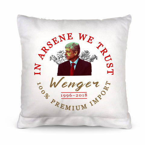The Gooners Wenger - Football Legends - Cushion 10inch