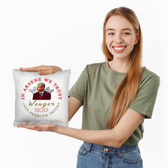 The Gooners Wenger - Football Legends - Cushion 10inch