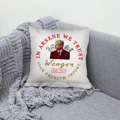 The Gooners Wenger - Football Legends - Cushion 10inch