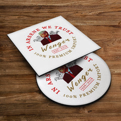 The Gooners Wenger - Football Coaster - Square Or Circle
