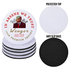 The Gooners Wenger - Football Coaster - Square Or Circle