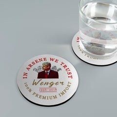 The Gooners Wenger - Football Coaster - Square Or Circle