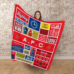 The Gooners History - Fleece 150cm X 150cm