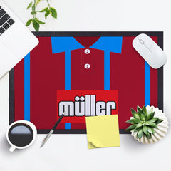 Aston Villa 1993 Home Shirt - Personalised Retro Door Mat - 60cm x 40cm