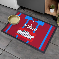 Aston Villa 1993 Home Shirt - Personalised Retro Door Mat - 60cm x 40cm