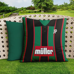 Aston Villa - 1994 Away Shirt - 45cm or 61cm Retro Showerproof Outdoor Cushion