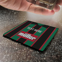 Aston Villa 1994 Away Shirt - Personalised Drink Coaster - Square Or Circle