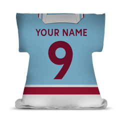 Retro Shirt Cushion By British Made Gifts - Aston Villa