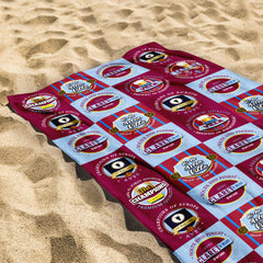 Aston Villa - Football Legends - Microfibre Beach Towel - 150cm x 75cm