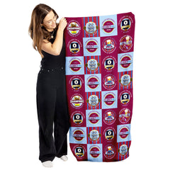 Aston Villa - Football Legends - Microfibre Beach Towel - 150cm x 75cm