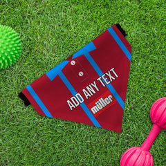 Aston Villa 1993 Home Shirt - Personalised Pet Bandana - 4 Sizes