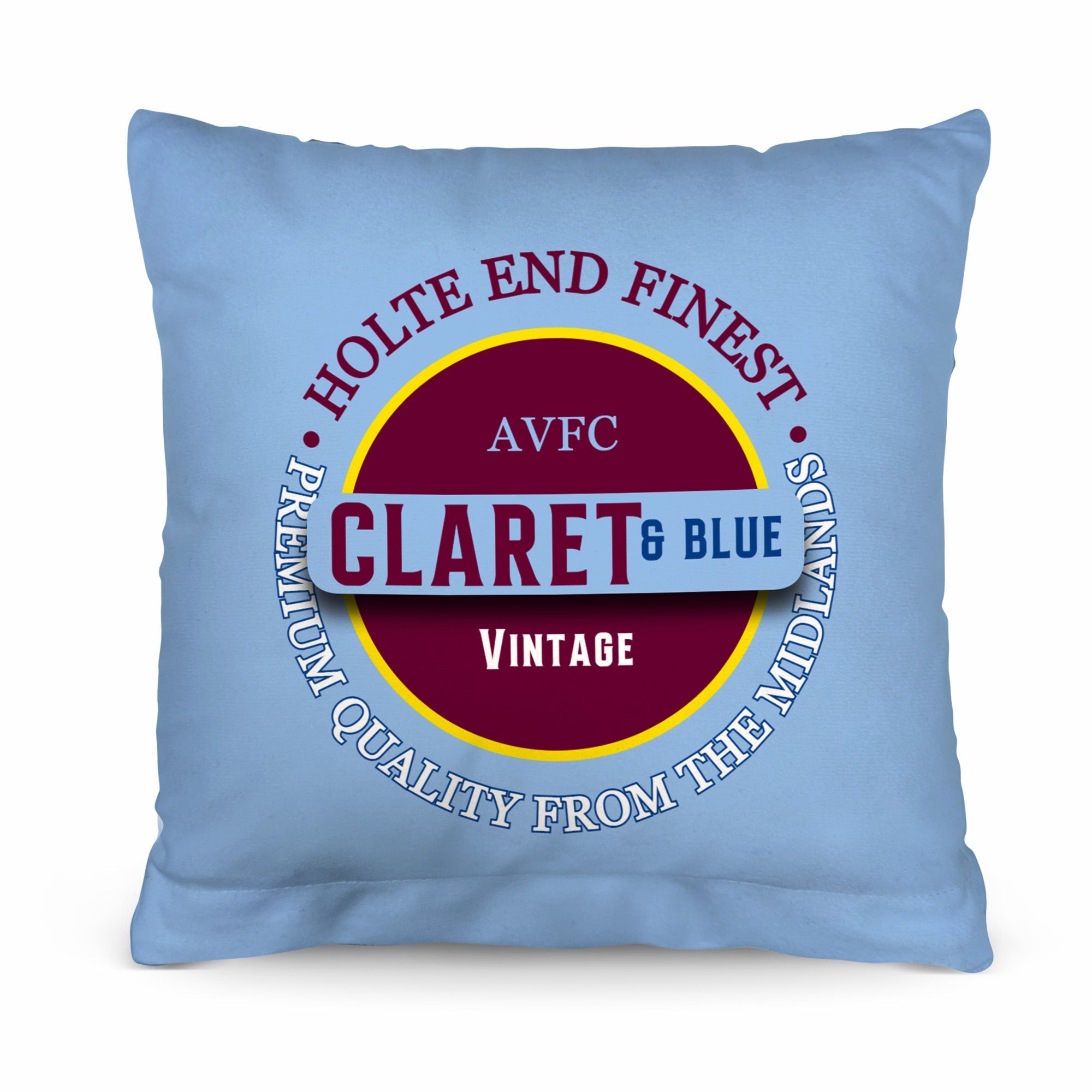 Holte Enders Claret and Blue - Football Legends - Cushion 10inch