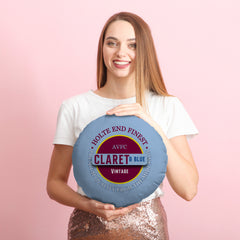 Holte Enders Claret and Blue - Football Legends - Circle Cushion 14inch