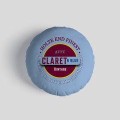 Holte Enders Claret and Blue - Football Legends - Circle Cushion 14inch