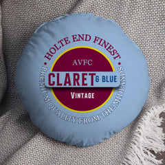 Holte Enders Claret and Blue - Football Legends - Circle Cushion 14inch
