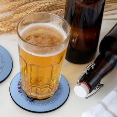 Holte Enders Claret and Blue - Football Coaster - Square Or Circle