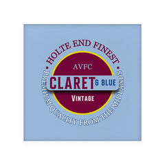 Holte Enders Claret and Blue - Football Coaster - Square Or Circle