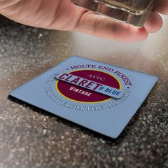 Holte Enders Claret and Blue - Football Coaster - Square Or Circle