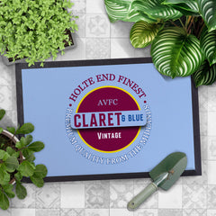 Holte Enders Claret and Blue  - Football Legends - Door Mat -60cm X 40cm