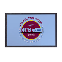 Holte Enders Claret and Blue  - Football Legends - Door Mat -60cm X 40cm