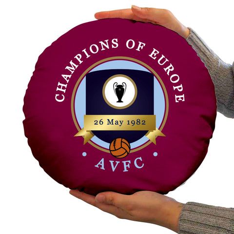 Holte Enders Euro Champions - Football Legends - Circle Cushion 14inch