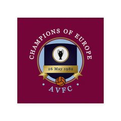 Holte Enders Euro Champions - Football Coaster - Square Or Circle