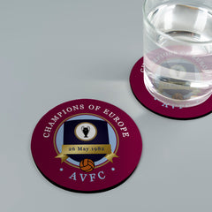 Holte Enders Euro Champions - Football Coaster - Square Or Circle