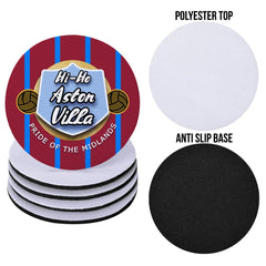 Holte Enders Hi Ho - Football Coaster - Square Or Circle