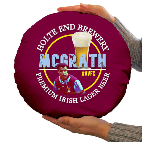 Holte Enders McGrath - Football Legends - Circle Cushion 14inch