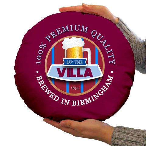 Holte Enders Up the Villa - Football Legends - Circle Cushion 14inch