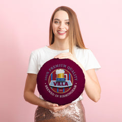 Holte Enders Up the Villa - Football Legends - Circle Cushion 14inch