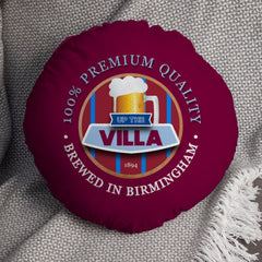 Holte Enders Up the Villa - Football Legends - Circle Cushion 14inch