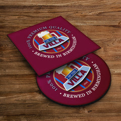 Holte Enders Up the Villa - Football Coaster - Square Or Circle