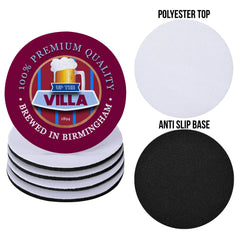 Holte Enders Up the Villa - Football Coaster - Square Or Circle