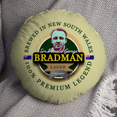 Australia Bradman  - Legend Collection - Circle Cushion 14inch