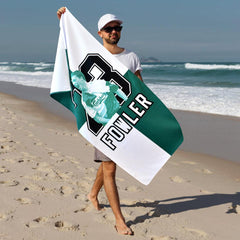 Liverpool Fowler 23 - Football Legends - Beach Towel - 150cm x 75cm