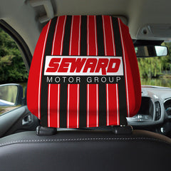 Bournemouth 2001 Home - Retro Football Shirt - Pack of 2 - Car Seat Headrest Covers