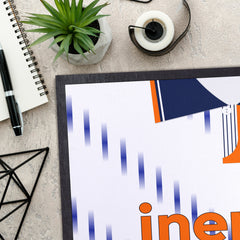 Blackpool 1991 Away Shirt - Personalised Retro Door Mat - 60cm x 40cm